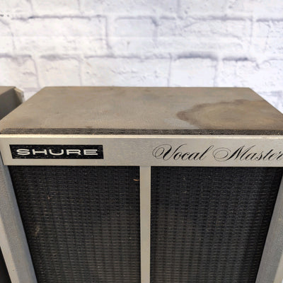 Vintage 1960s Shure Vocal Master VA 301-S Speaker Columns