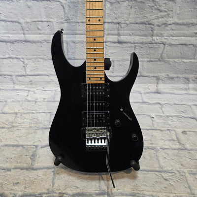 Ibanez RG270-BK - Black Electric Guitar w/ Floyd Rose