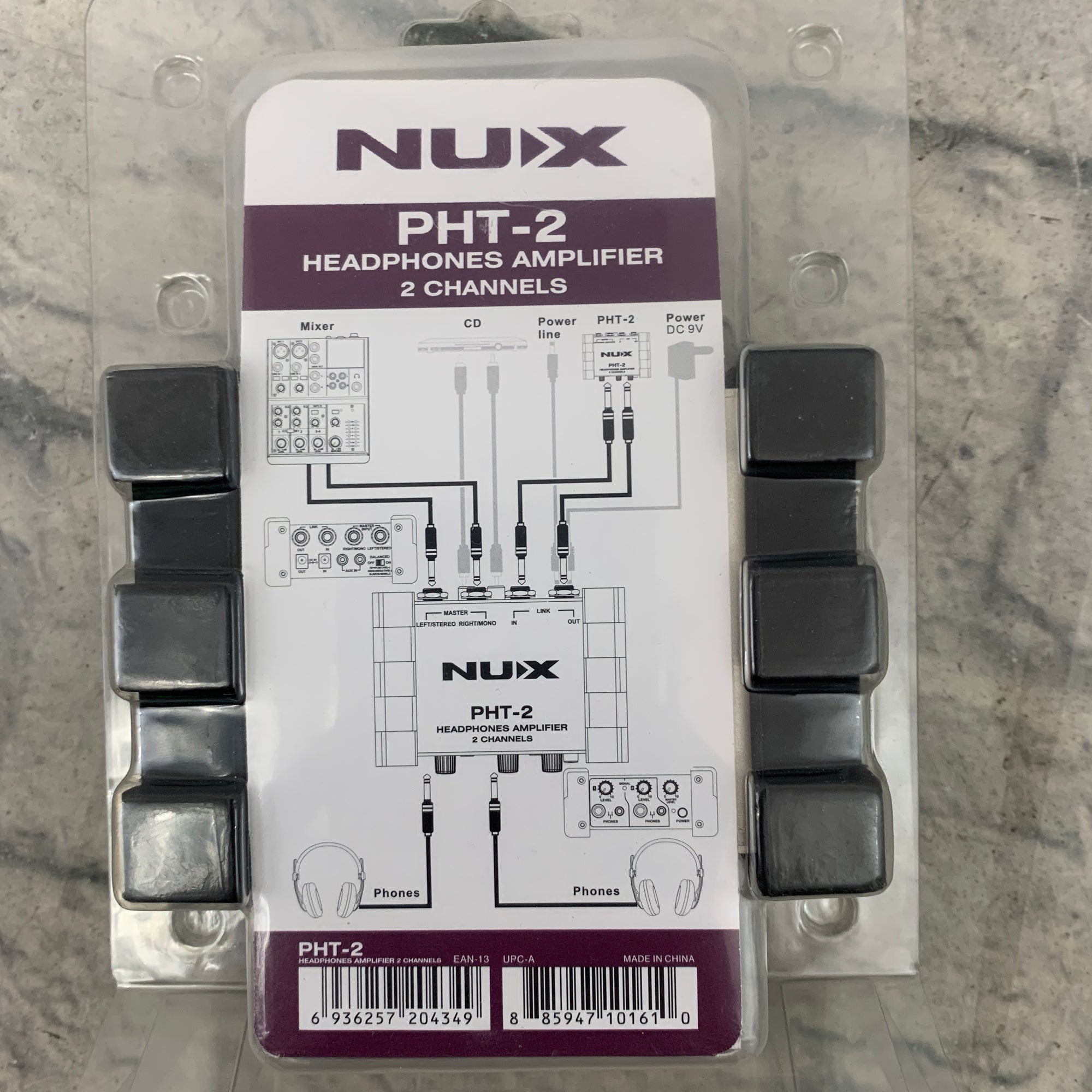 NuX PHT-2 Stereo Headphone Amplifier with RCA Aux In