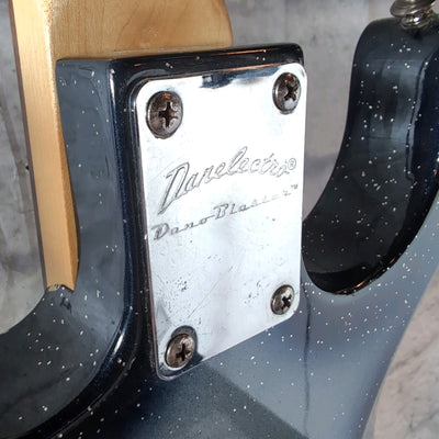 Danelectro Innuendo DanoBlaster Electric Guitar with Built in Effects - Midnight Blue Sparkle.