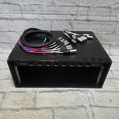 Seismic Audio SARMSS-8X310 Splitter W/ Snake Rack Splitters