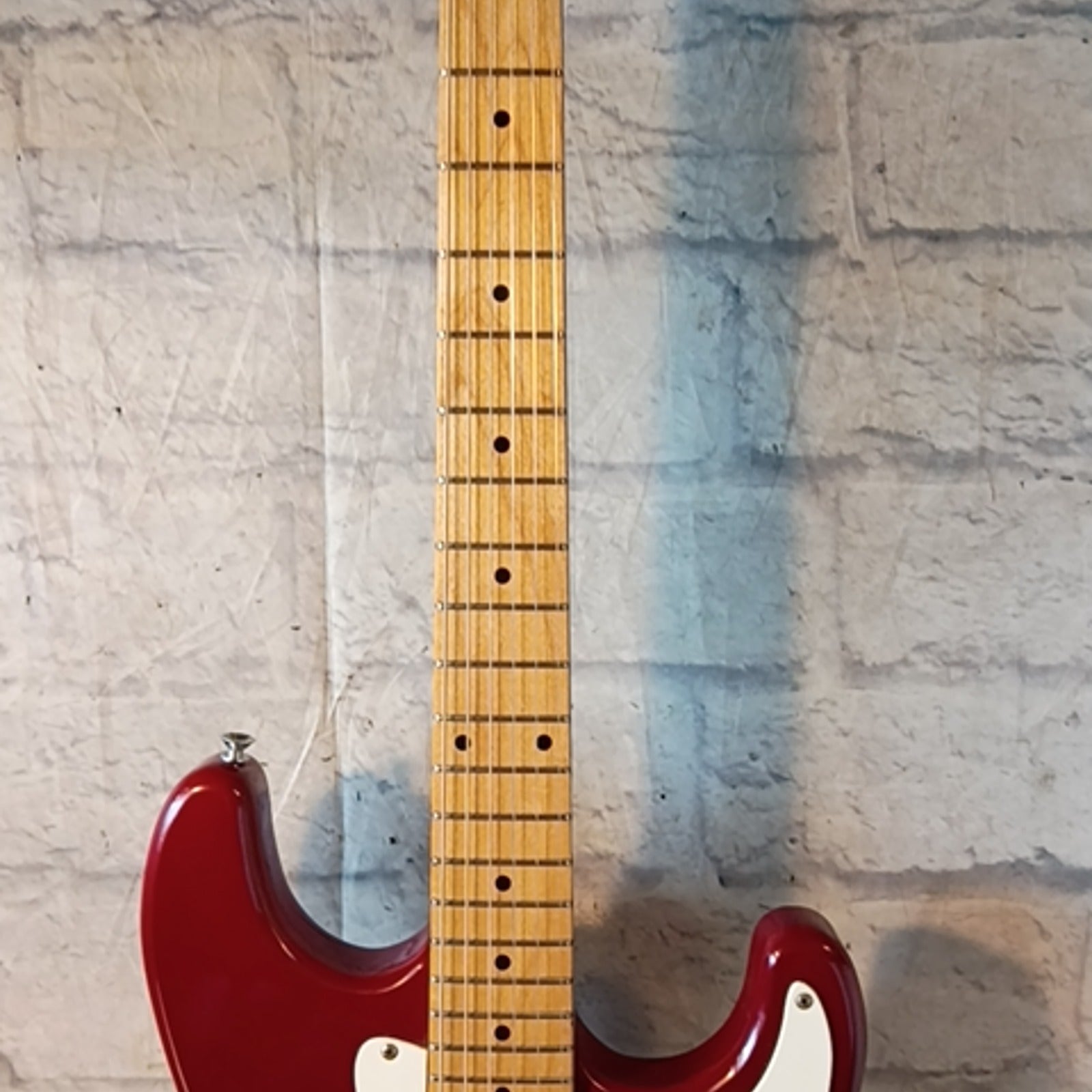 Lotus S-Style Red Electric Guitar with Bullet Truss Rod