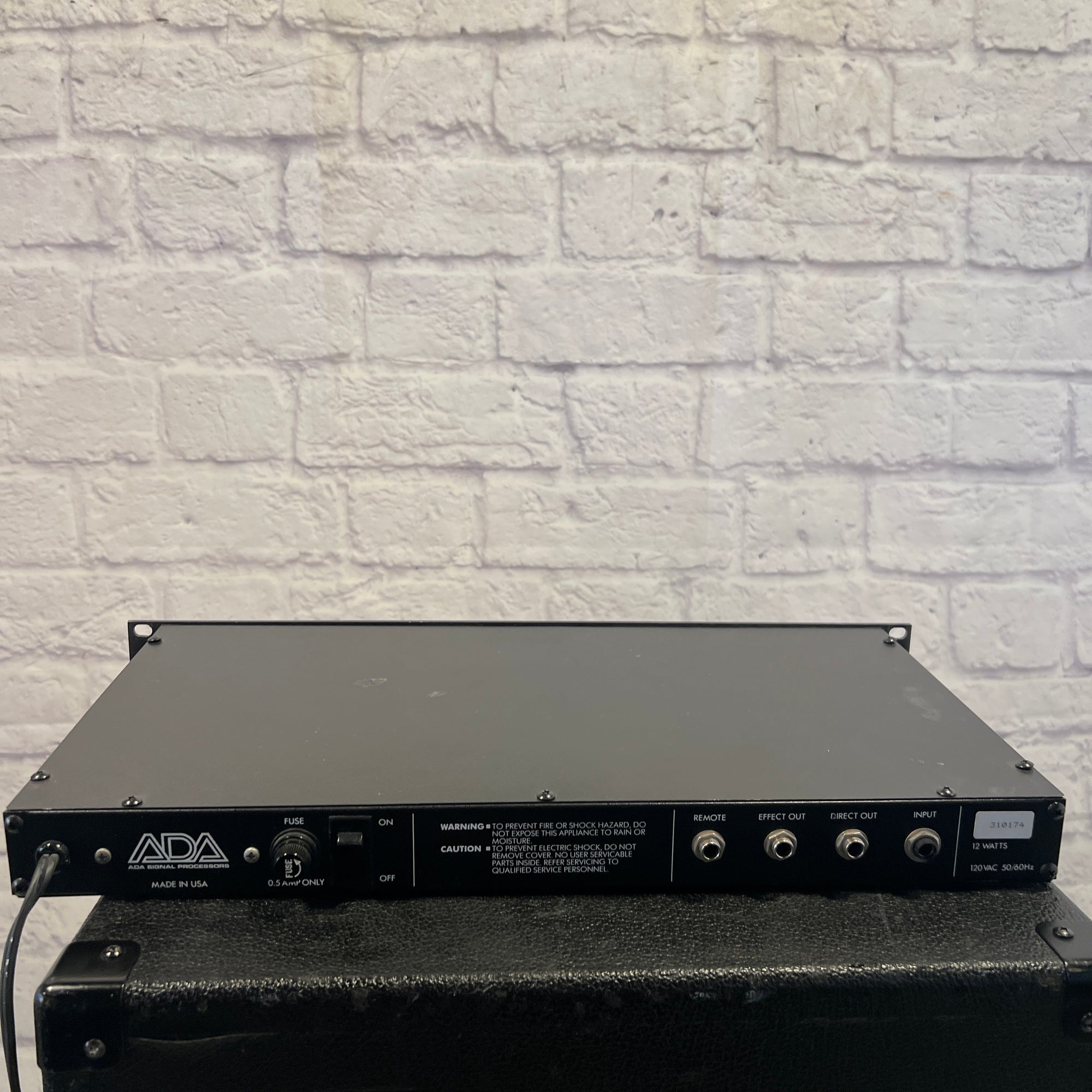 ADA 2FX Rack Multieffects Jerry Garcia For Parts or Repair AS IS