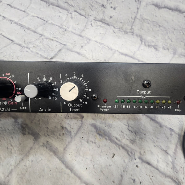 Ashly MM106 6-Channel Rack Microphone Mixer - Evolution Music