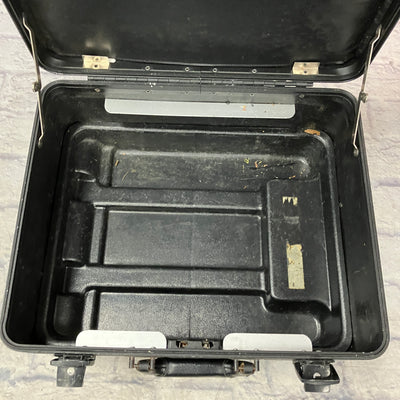 Unknown Plastic DJ Case with Wheels and Telescoping Handle