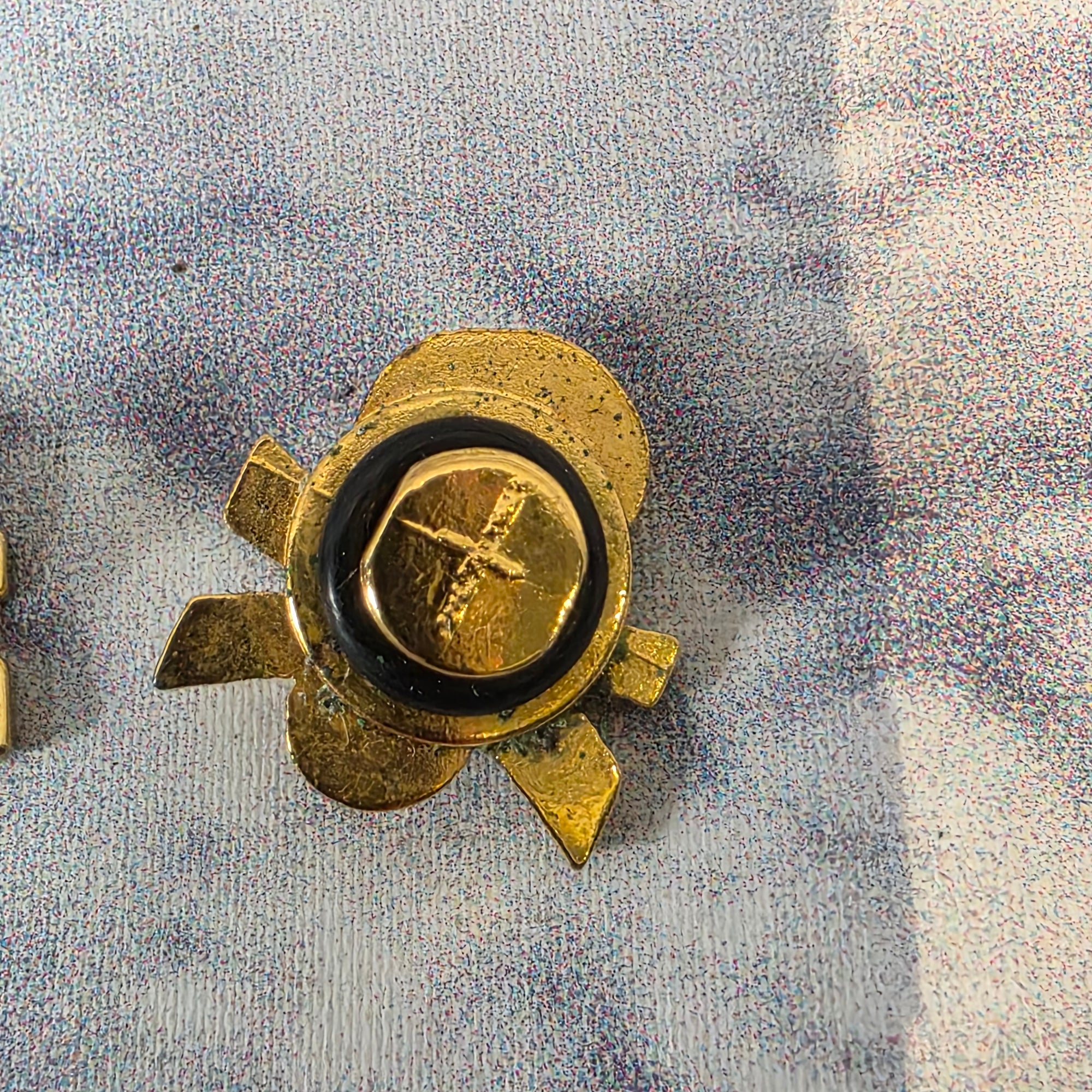 Grover Strap Buttons ( Gold Skulls) Strap Buttons
