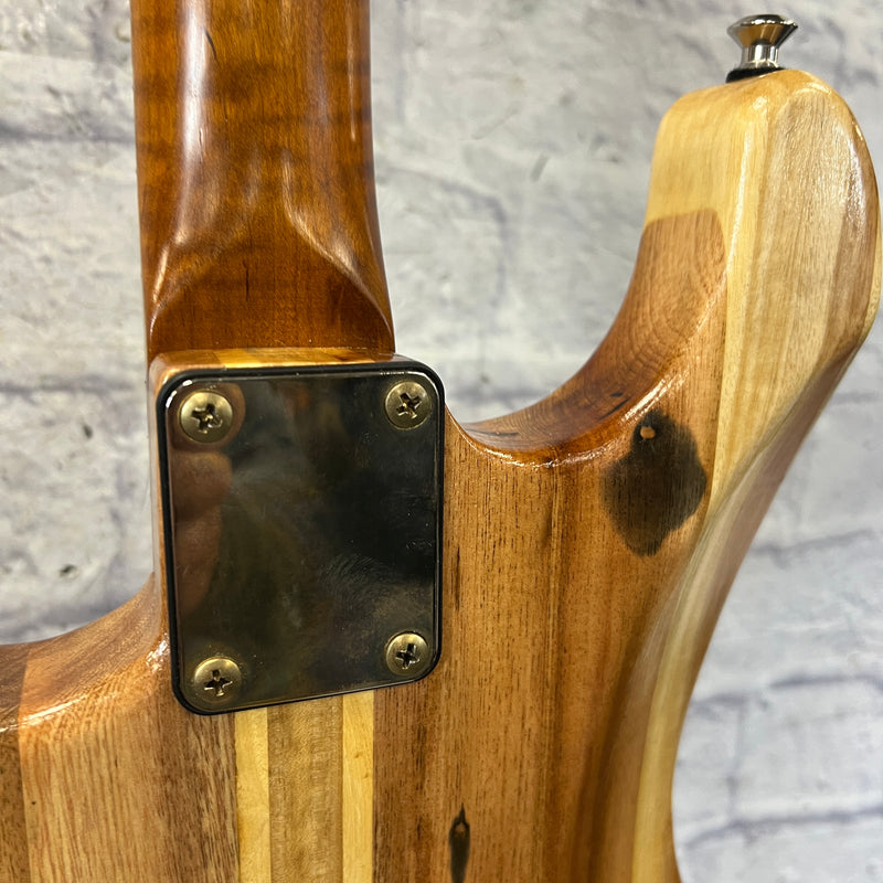 BC Guitars Strat Style Butcher Block with Roasted Maple Neck ...