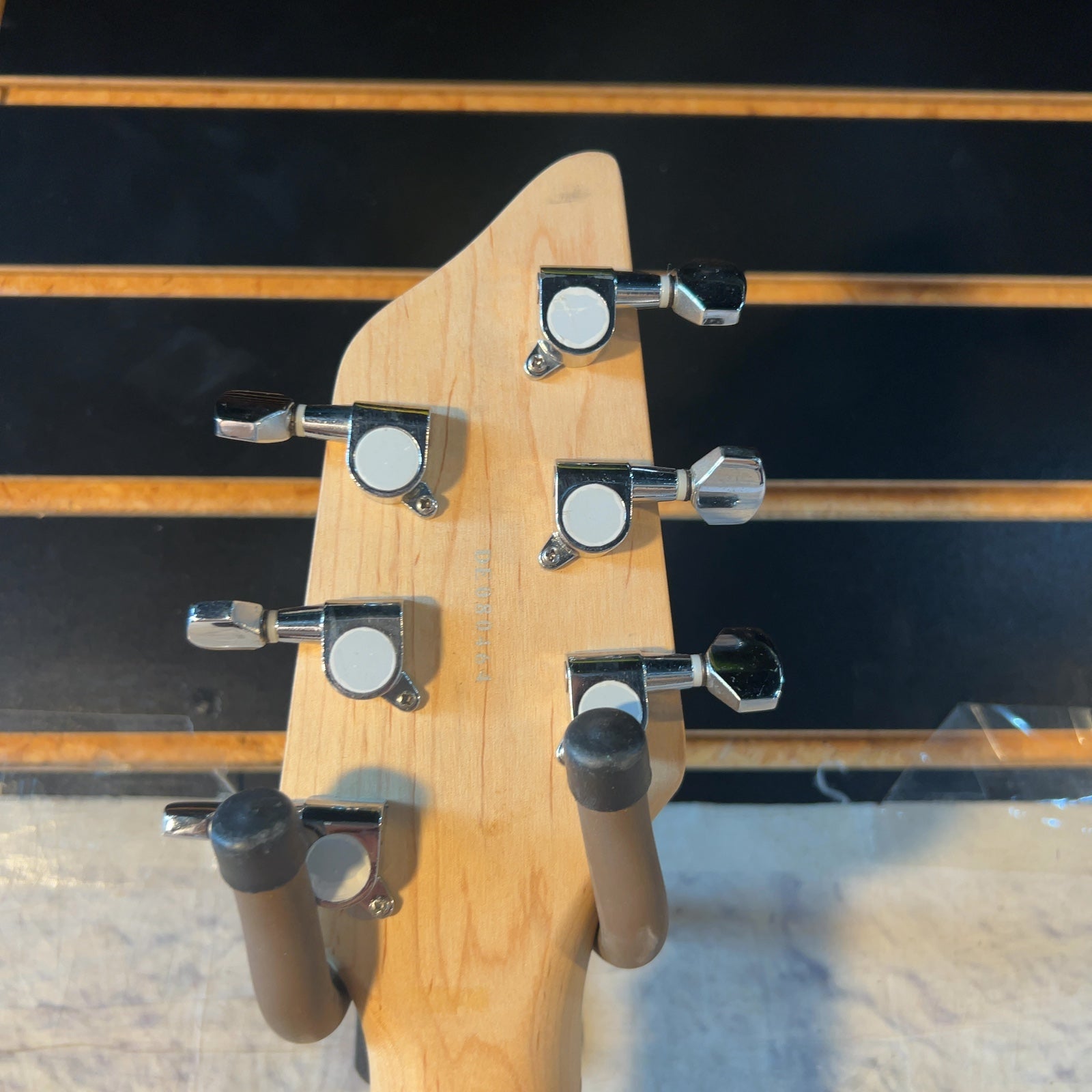 Deltatone Strat Style Black Electric Guitar