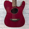 Fender Telecoustic Red 4-band EQ pickup w/Soft Case