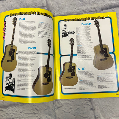Guild 1976 Flat Top and Classic Guitars Catalog