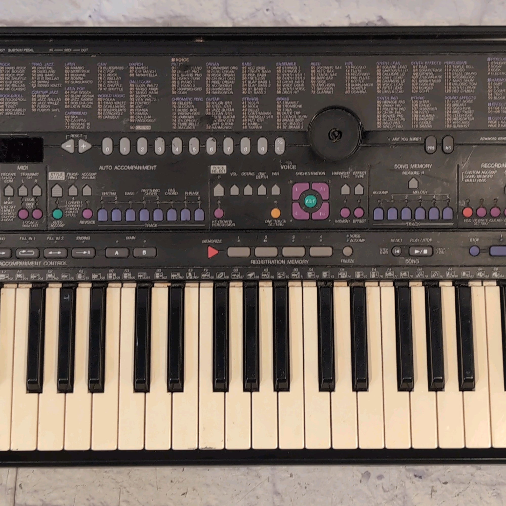Yamaha PSR-510 Synthesizer Arranger Keyboard