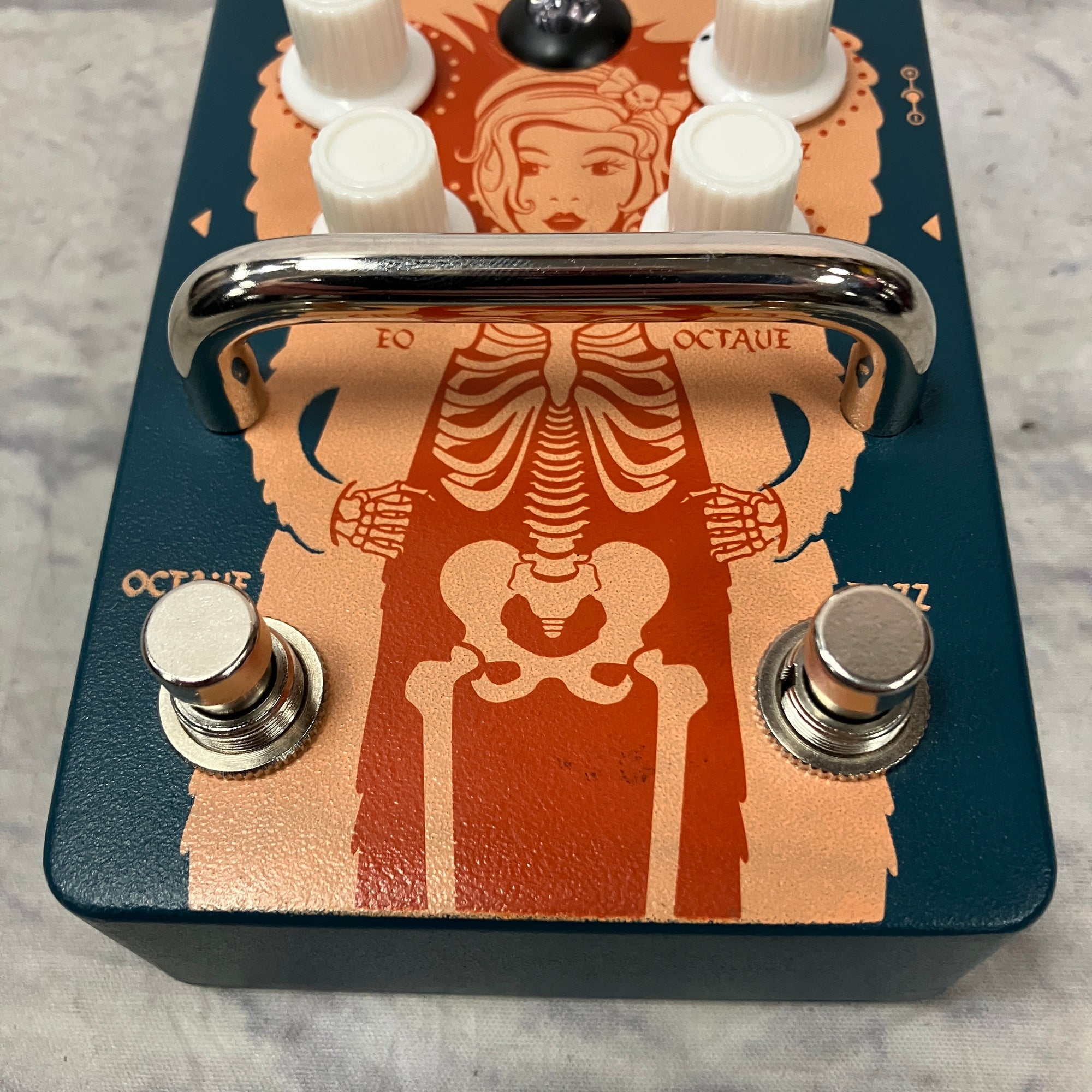 Orange Fur Coat Octave Fuzz Pedal
