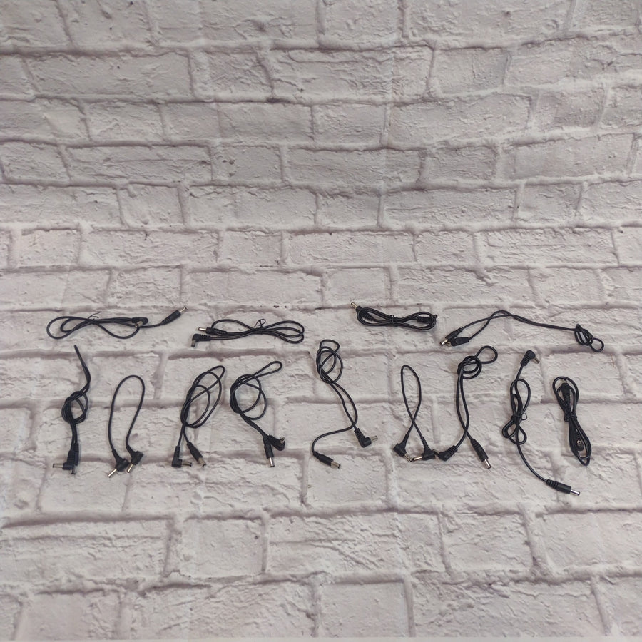 Unknown Lot of 12 Pedal Power Supply Cables