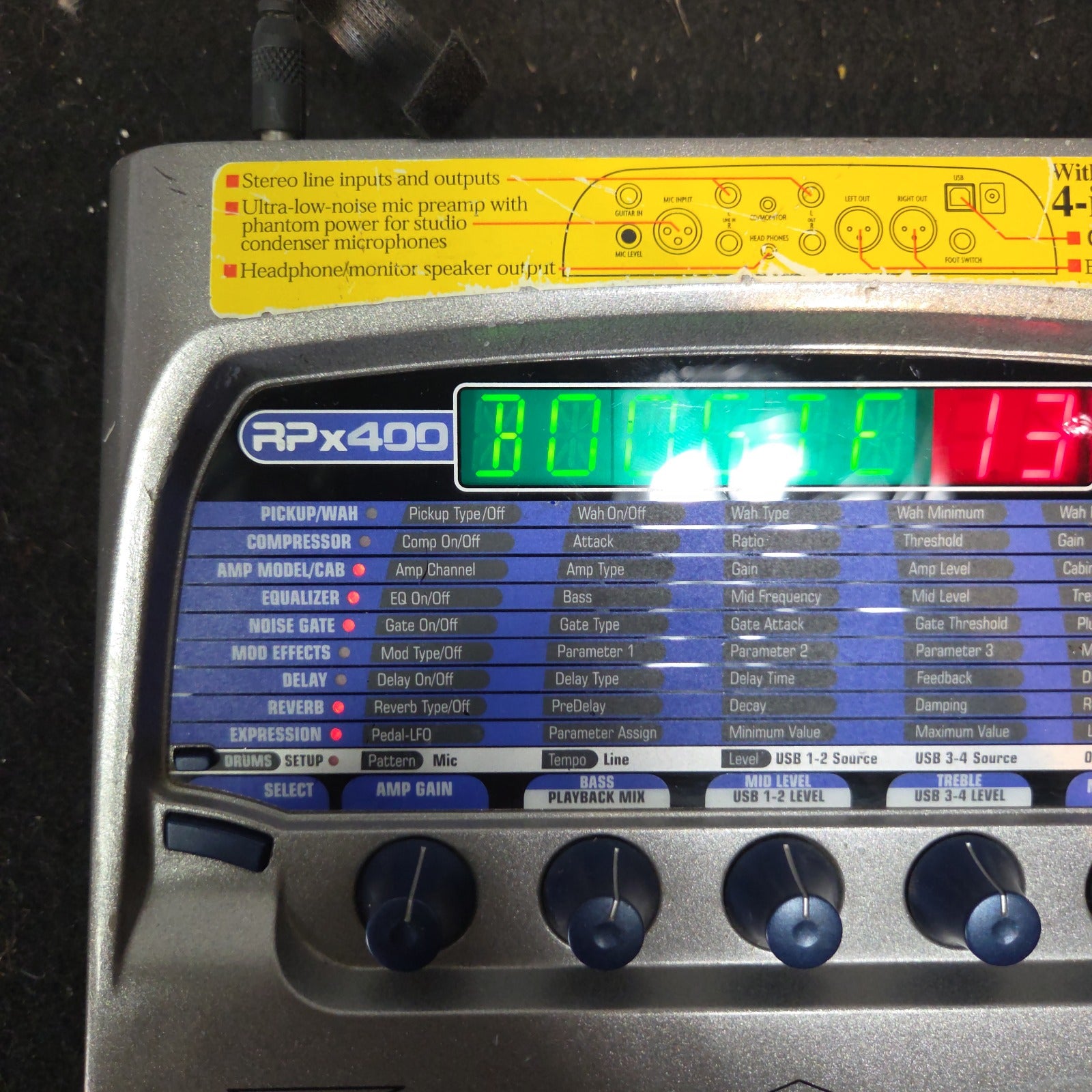 Digitech RPx400 Effects Pedal