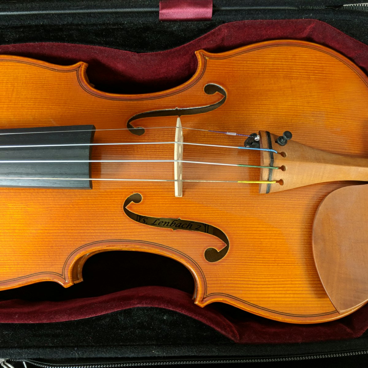 S. Lenbach 2 V-200 13361346 4/4 Full Size Violin Outfit