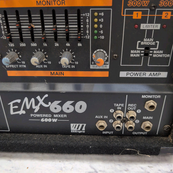 Yamaha EMX660 6 Channel 600 Watt Powered Mixer - Evolution Music
