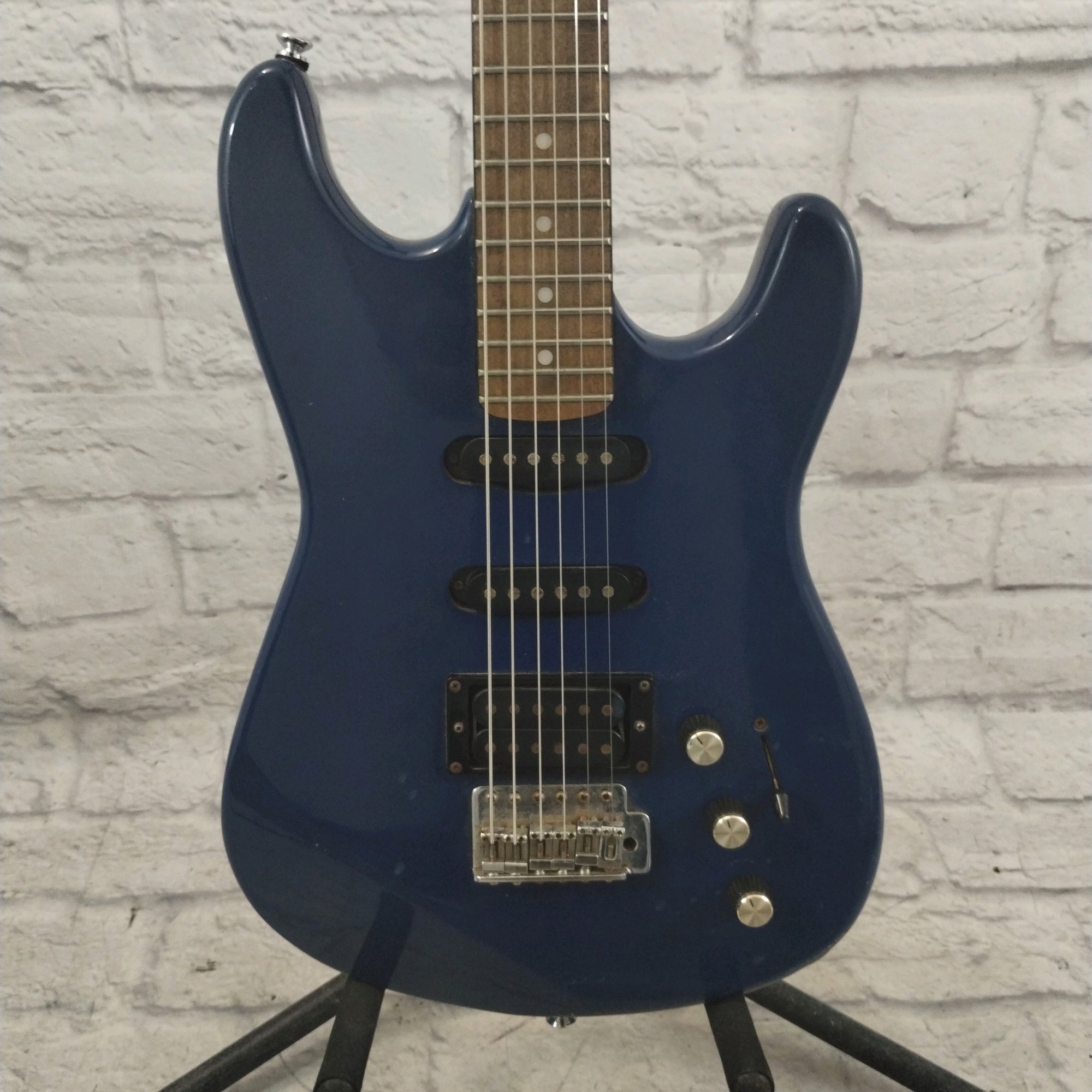 CMI Blue Electric Guitar S Style - AS IS