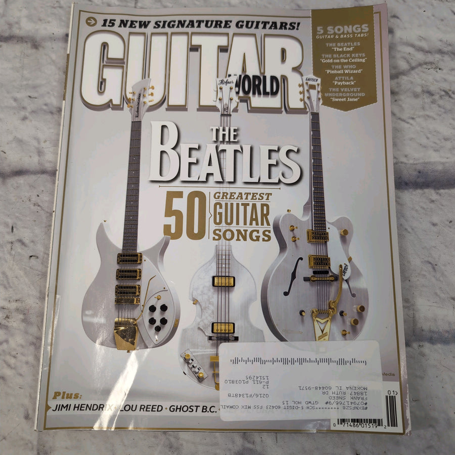 Guitar World Jan 2014 The Beatles | Jimi Hendrix | Signature Guitars Magazine