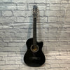 Unknown Black Electric Classical Guitar