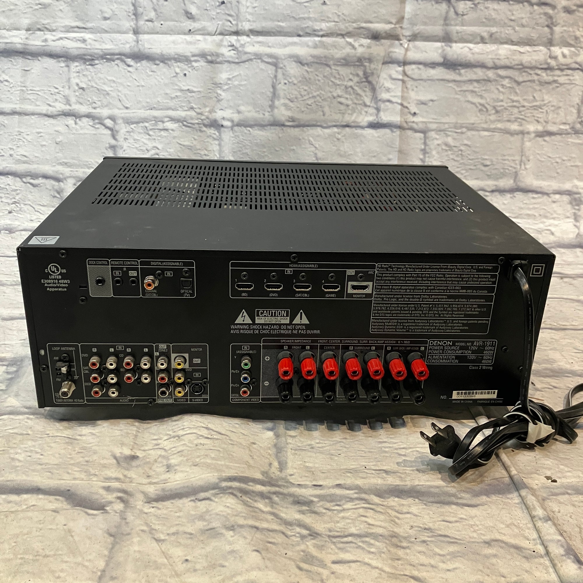 Denon AVR-1911 7.1 Ch HDMI A/V Home Theater Receiver