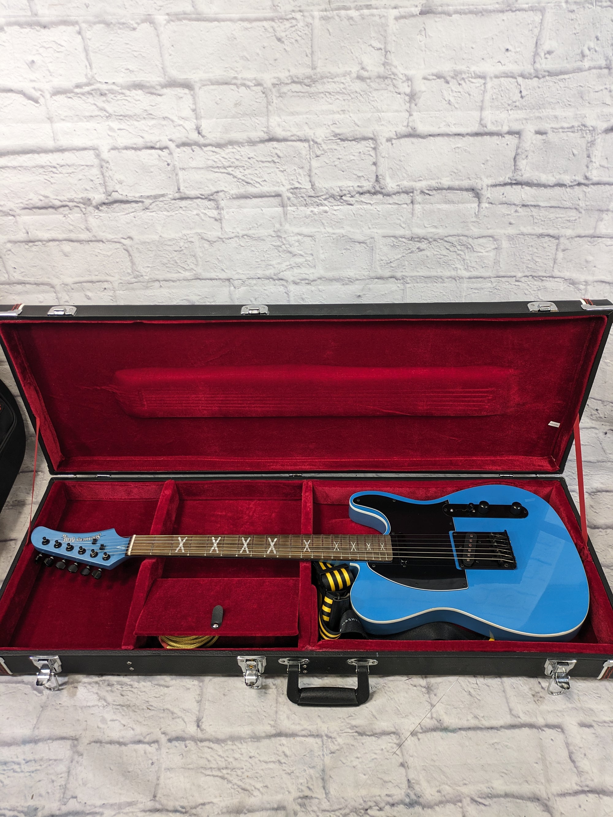 Hard Luck Kings Blue Telecaster Style with Case