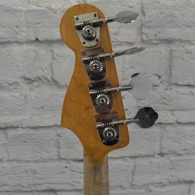 Unknown 70's "Fender" Jazz Bass Black W/ Case