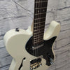 Squier Affinity Thinline Telecaster - Olympic White Semi Hollow Electric Guitar