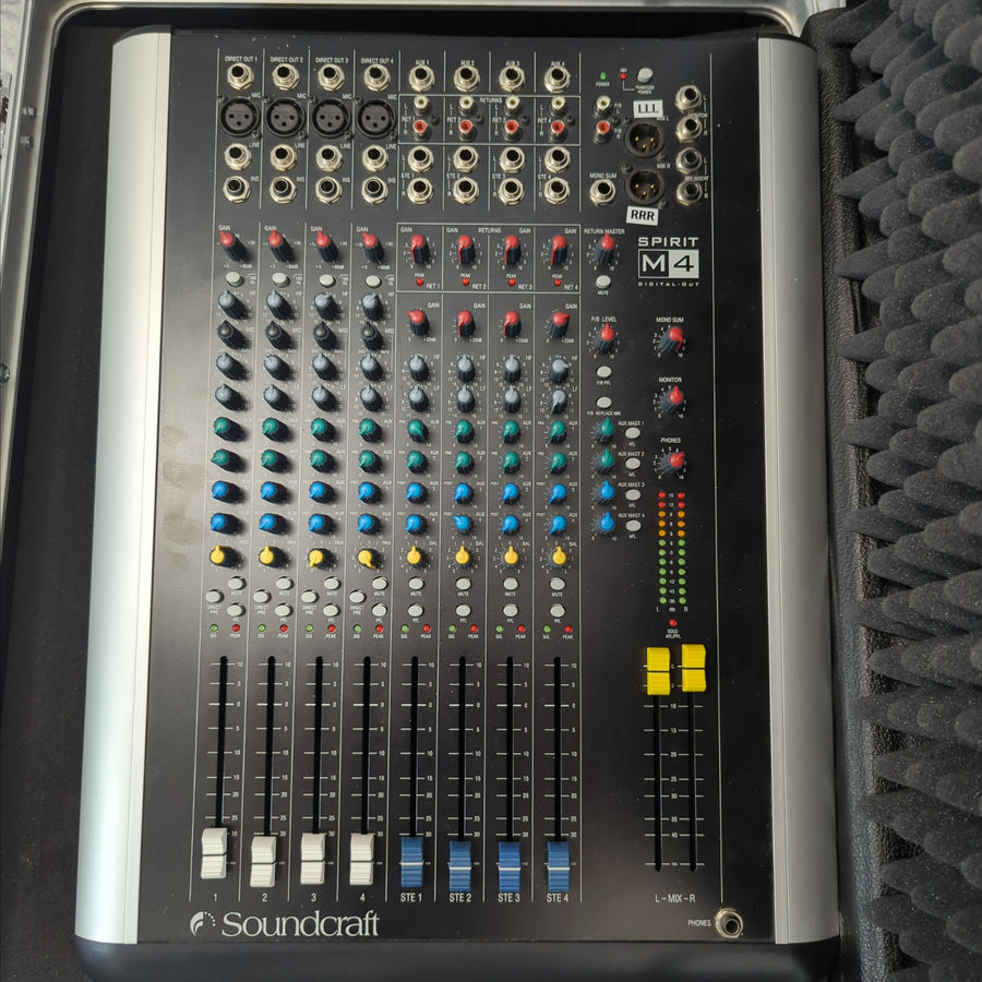 Soundcraft Spirit M4 Mixer With Case