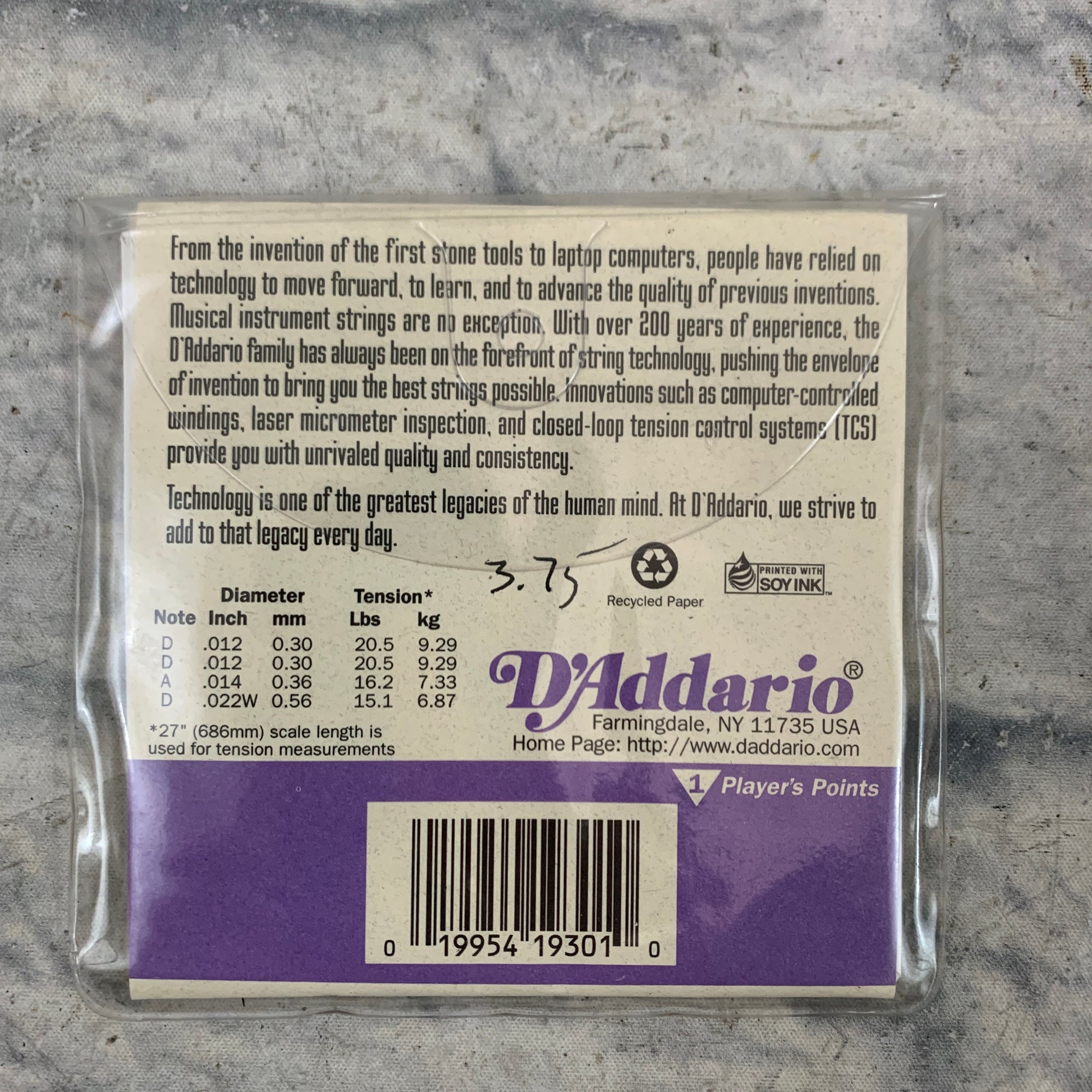 D'Addario Dulcimer Strings