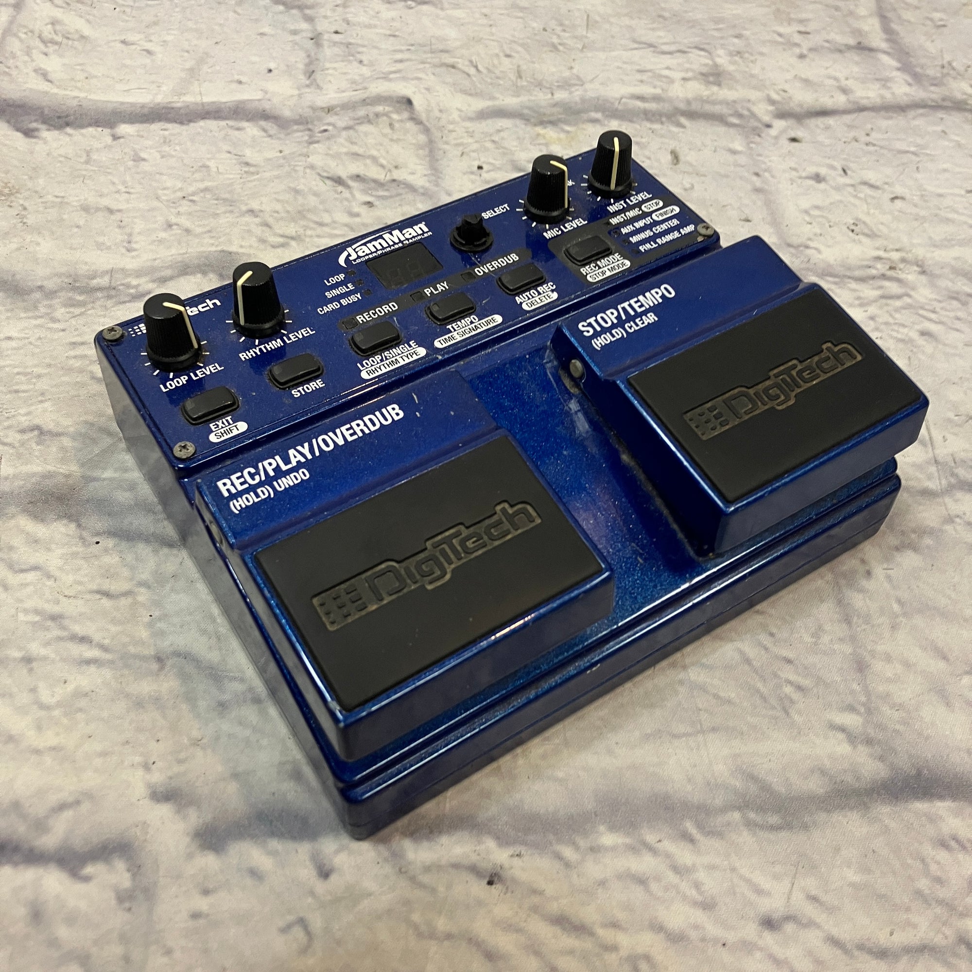 Digitech JamMan Looper Phrase Sampler with Power Supply