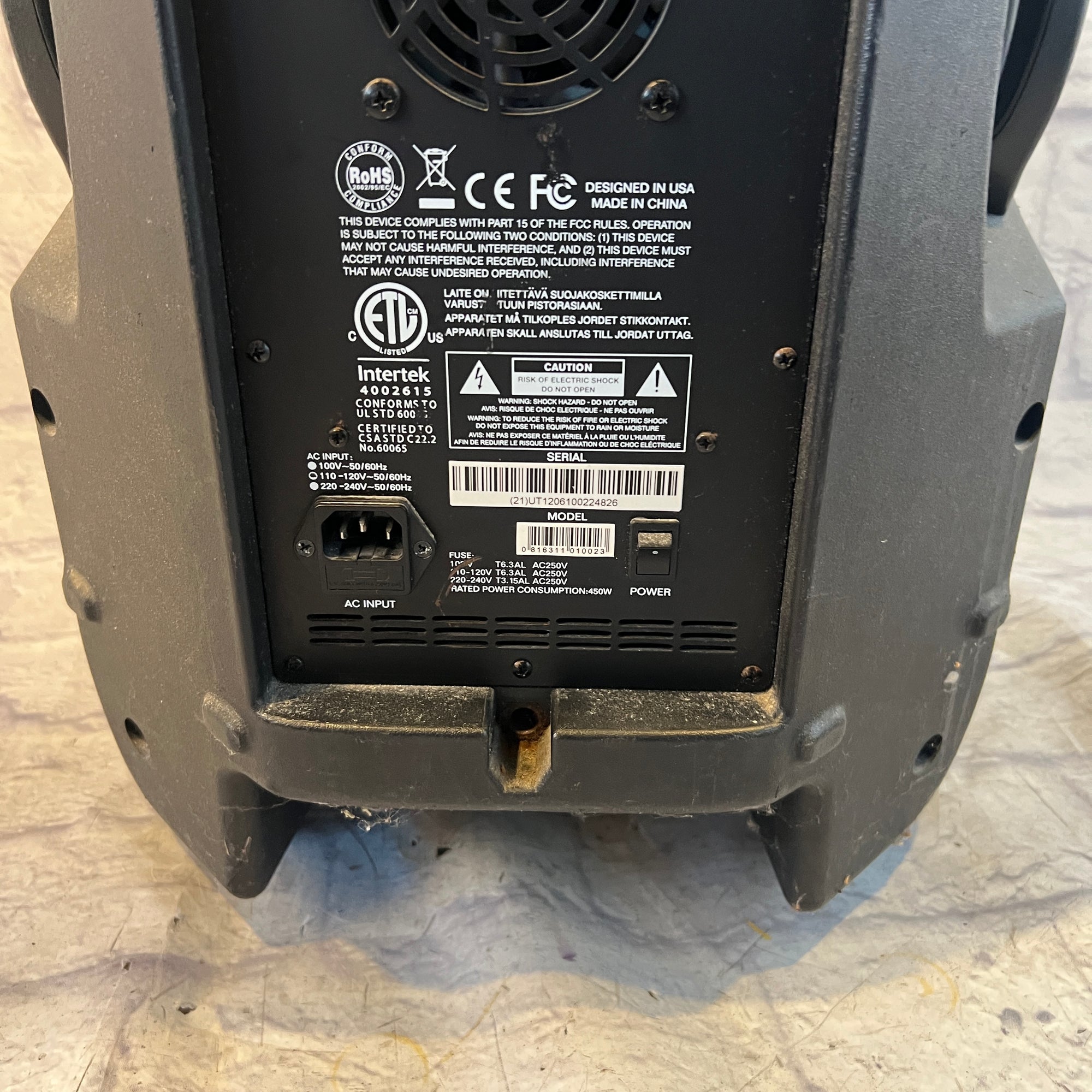 Alto TS115A Powered Speaker NEEDS REPAIR
