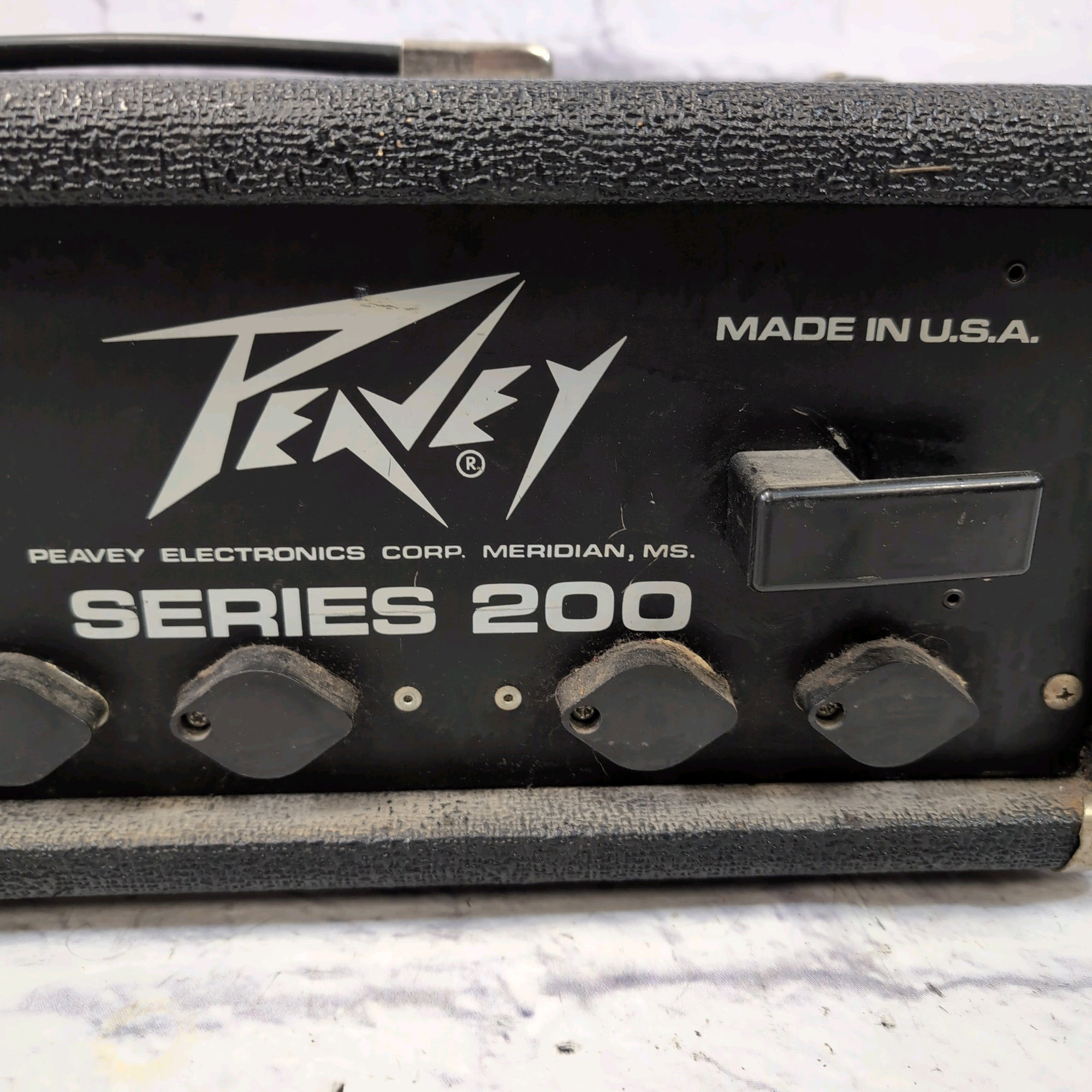 Peavey PA-200 Mixer Amp 4 Channel Powered Mixer PA Head