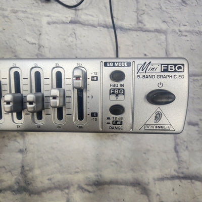 Behringer FBQ800 Mini 9 Band EQ