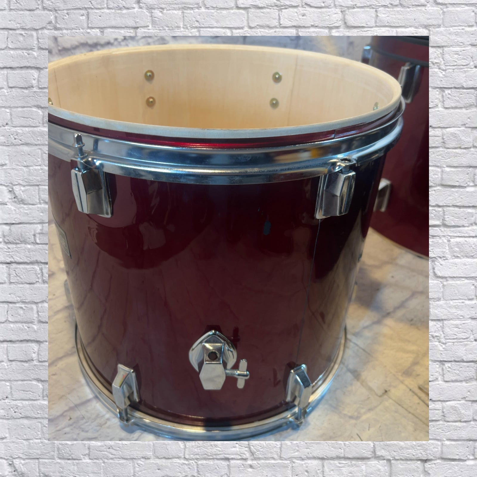 Pulse percussion Wine Red 16x15 Floor Tom