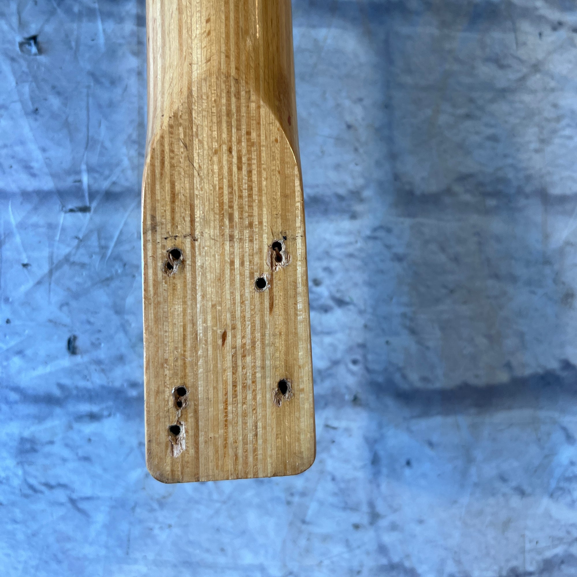 Unknown Vintage Japanese Electric Guitar Neck Missing Nut