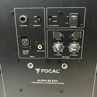 Focal Alpha 80 EVO 8-Inch 2-Way Powered Studio Reference Monitor Pair