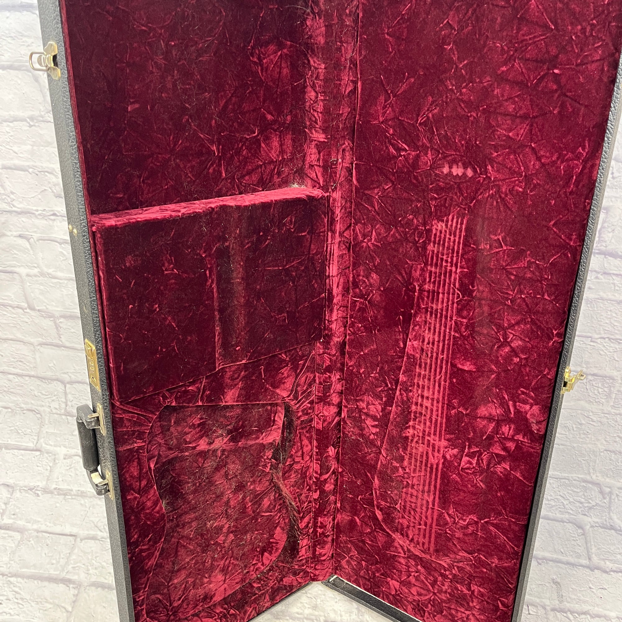 Ibanez Vintage Jem Hard Case Pink Logo Quilted Interior