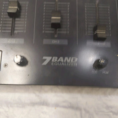 Radio Shack 32-3012 3 Channel Stereo DJ Mixer