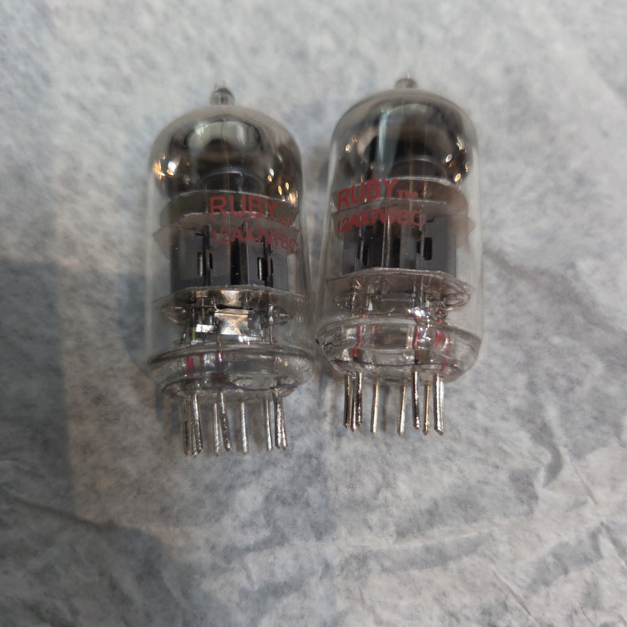 Ruby 12AX7WBC Pair Amplifier Tubes