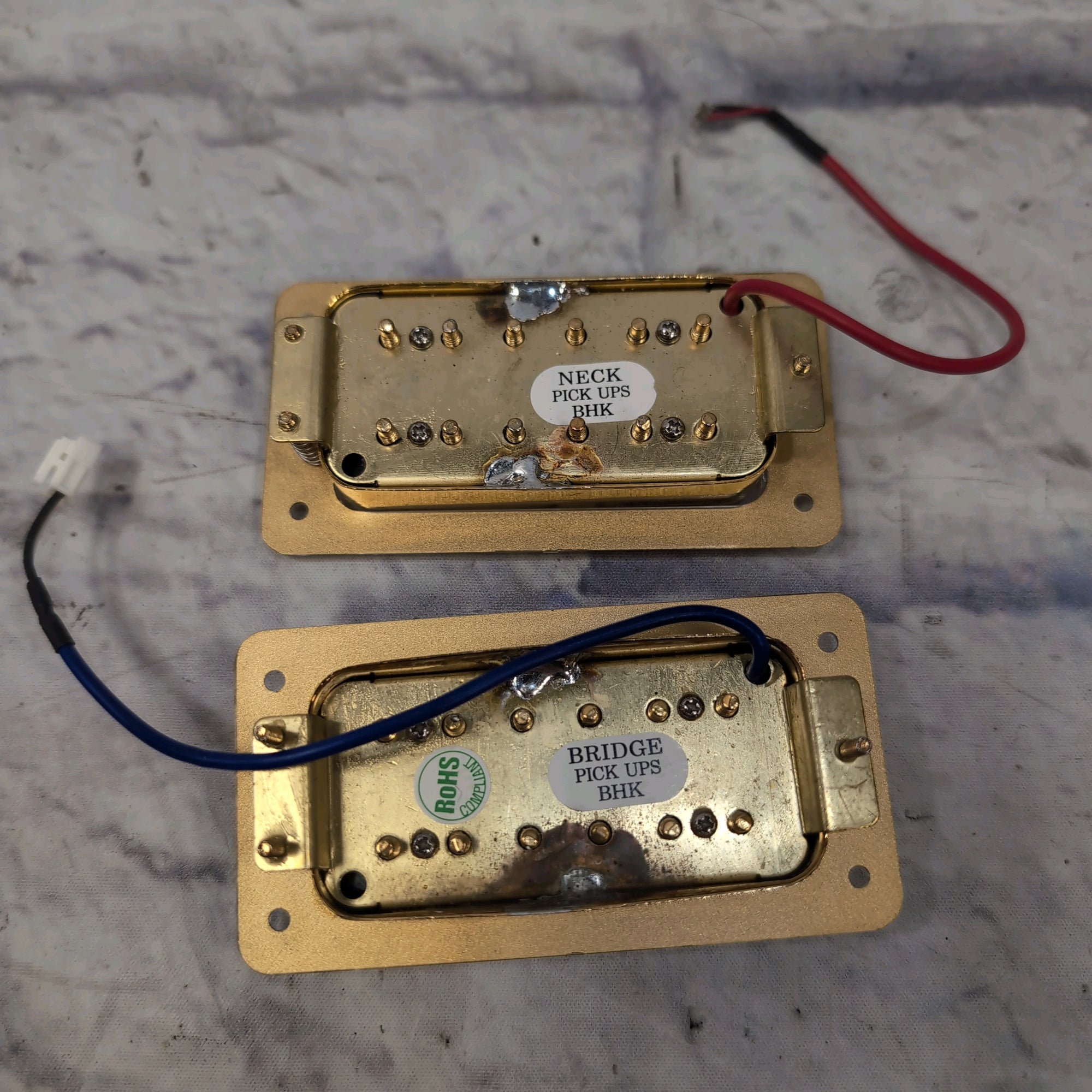 Gretsch BHK Gold with Black Top Filtertron Pickup Set