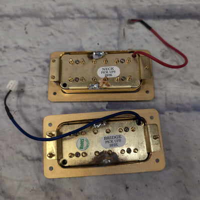 Gretsch BHK Gold with Black Top Filtertron Pickup Set