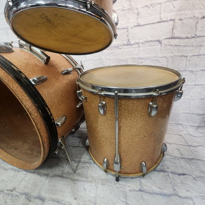 Slingerland Vintage 1961 3pc Champagne Sparkle Drum Set