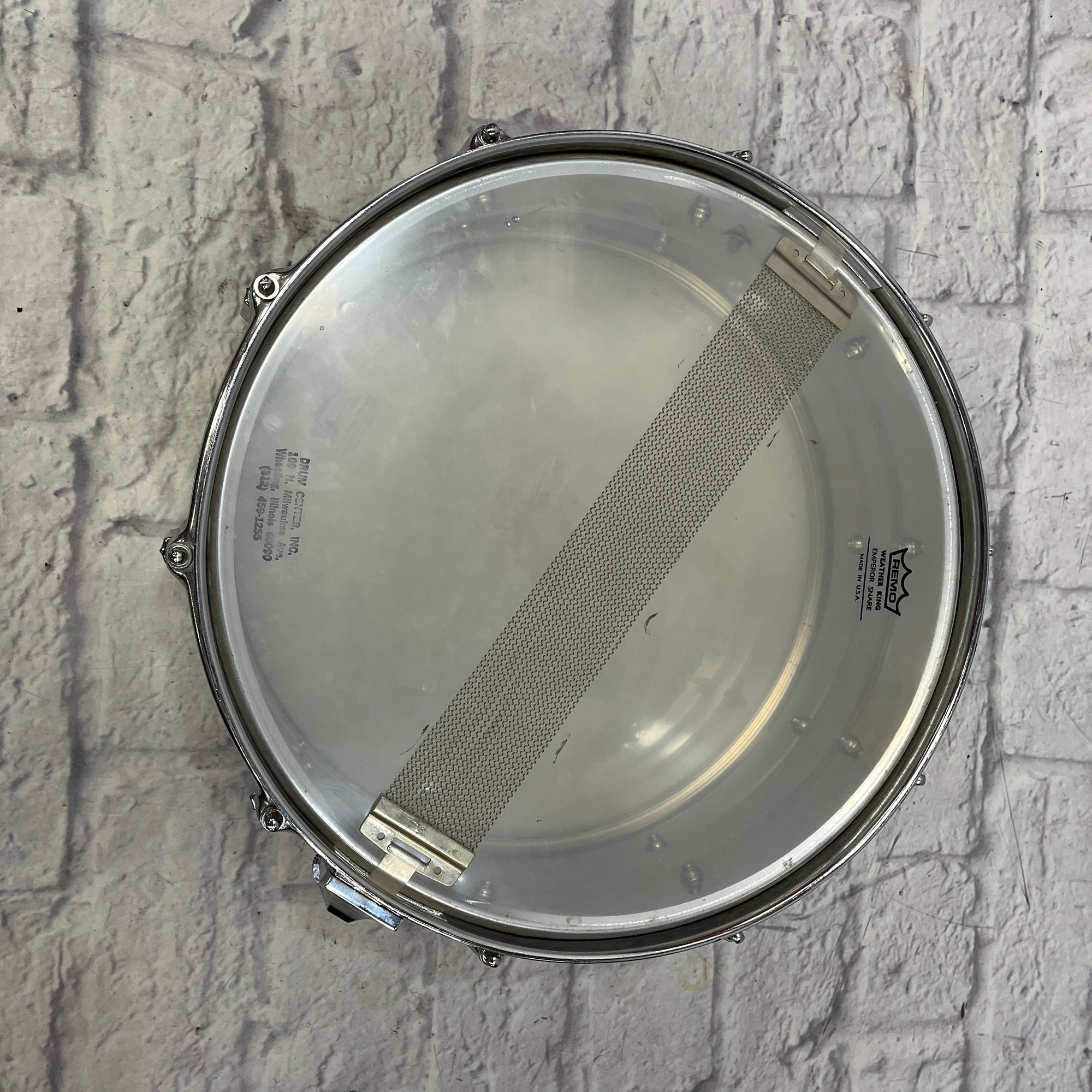 Unknown 14 8-Lug Chrome Snare Drum Made in Taiwan