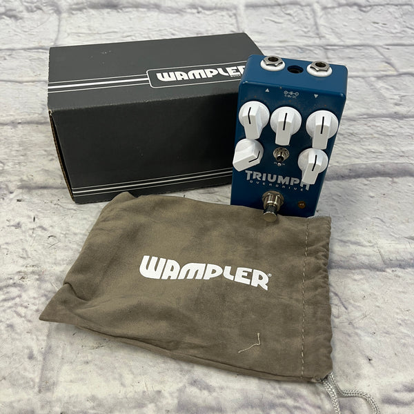 Wampler Triumph Overdrive Pedal - Evolution Music