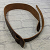 Popov Leathers Leather Guitar Strap Natural (Dee Brown)