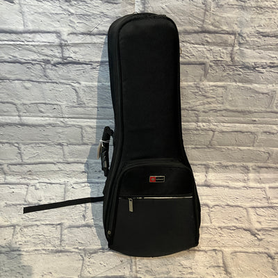 Mele 6 String Tenor Ukulele Double Sound Hole w/ Pickup w/ case