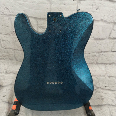 Squier Esquire Deluxe Blue Sparkle Loaded Body
