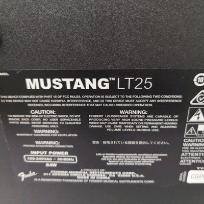 Fender Mustang LT25 25-Watt 1x8" Digital Modeling Guitar Combo Amp