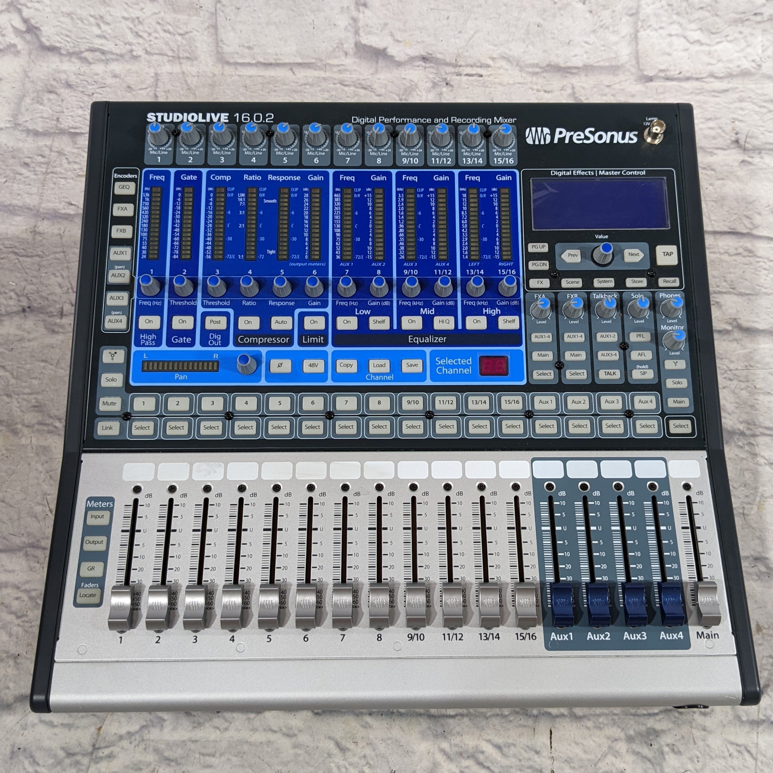 Presonus StudioLive 16.0.2 Firewire 16x2 Performance and Recording Digital  Mixer