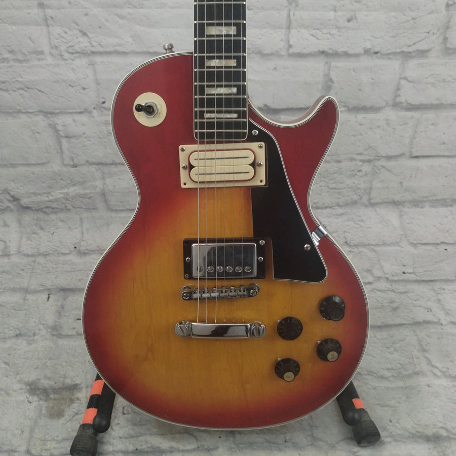 Hondo  70's Les Paul Custom W/Upgraded pickups Electric Guitar